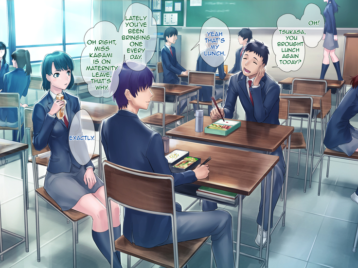 S Kyoushi na Kagami-sensei to M Haha na Ryouko-san 2 | S-Teacher Kagami-sensei and M-Mother Miss Ryouko 2