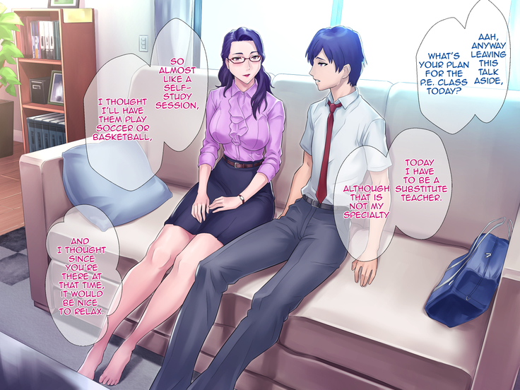 S Kyoushi na Kagami-sensei to M Haha na Ryouko-san 2 | S-Teacher Kagami-sensei and M-Mother Miss Ryouko 2