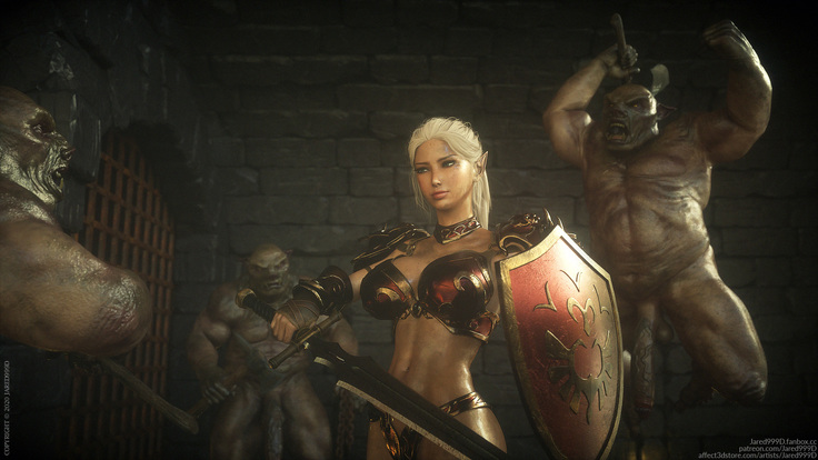 - Elf Slave 7-Double Trouble