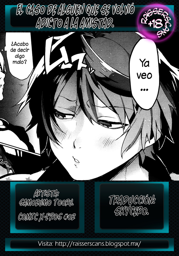 Yuujou Chuudoku Shoureisha | El caso de alguien que se volvió adicto a la amistad