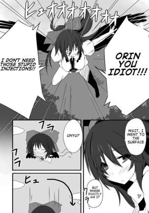 Okuu-chan is O-⑨ so she caught a summer cold - Page 4