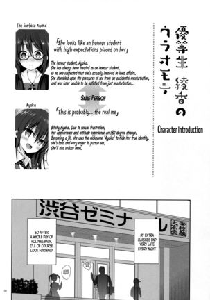 Yuutousei Ayaka no Uraomote 1.5 | The Two Sides of the Honour Student Ayaka 1.5  {Hennojin}