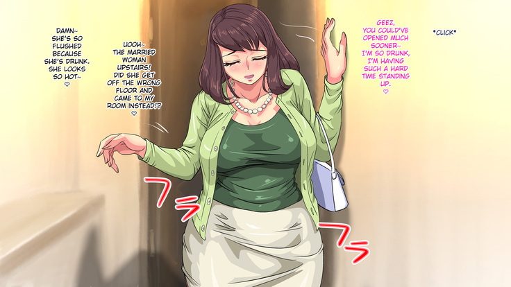 Yopparatta Hitozuma ga Ore no Heya ni Machigatte Haitte Nete Shimattara...