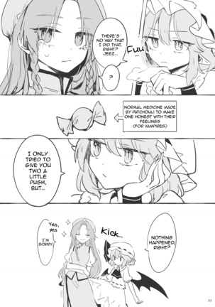 Meiling ni Kawaigarareru Sakuya-san ga Mitai Hon | A book about Sakuya getting sweet with Meiling Page #33