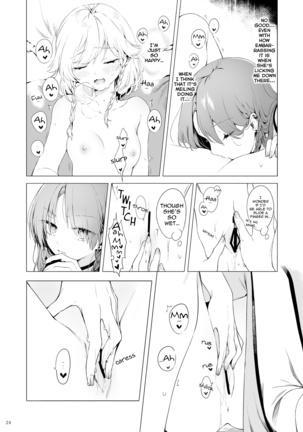 Meiling ni Kawaigarareru Sakuya-san ga Mitai Hon | A book about Sakuya getting sweet with Meiling - Page 24