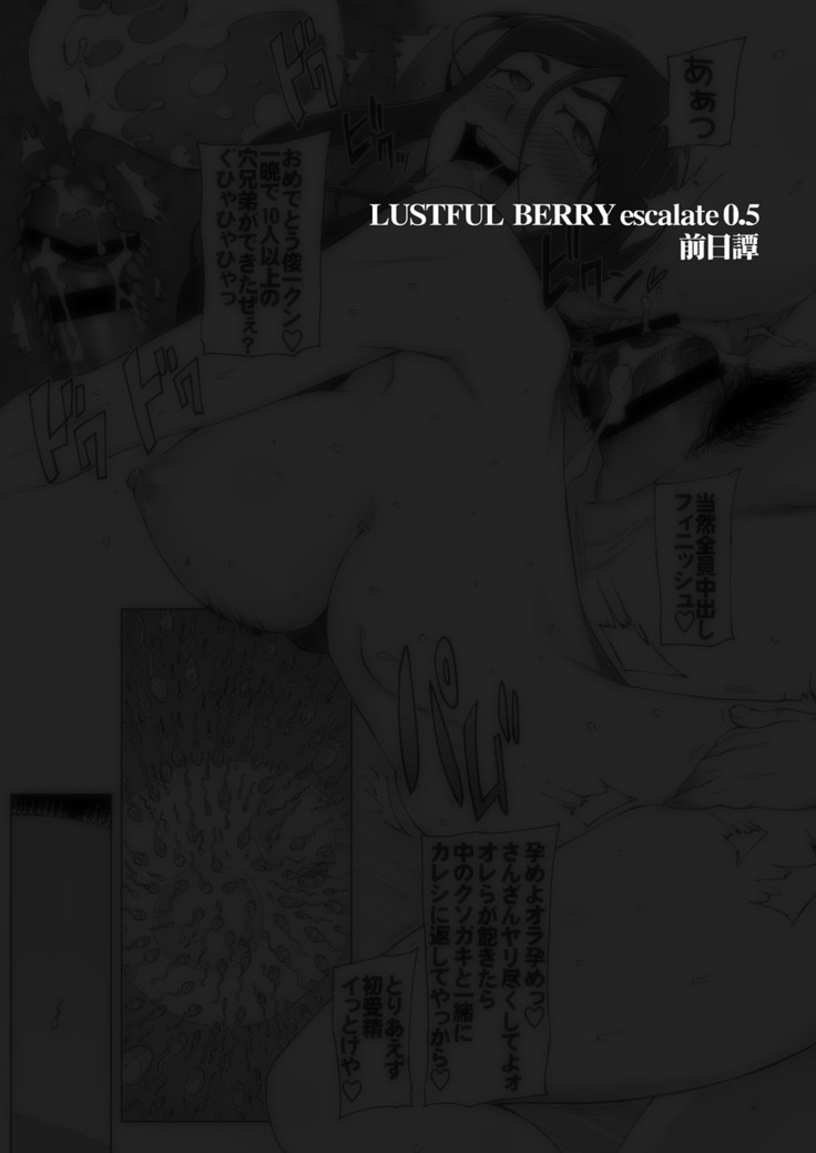 LUSTFUL BERRY escalate0.5 絶望の淵に堕されたカノジョは、やがて肉欲に身を委ね、快楽に染まっていく。