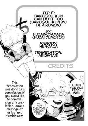 Bakugou-kun mo Dekirumon | Bakugou-kun Can Do It Too - Page 18