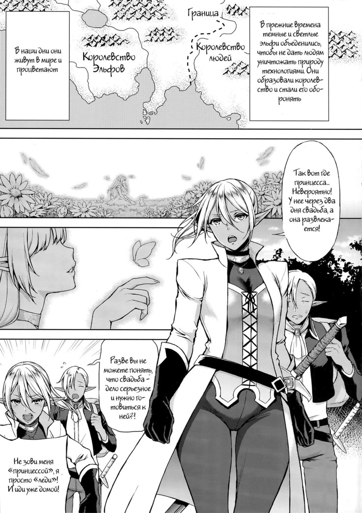 Elf no Hime wa Kairaku ni Naku