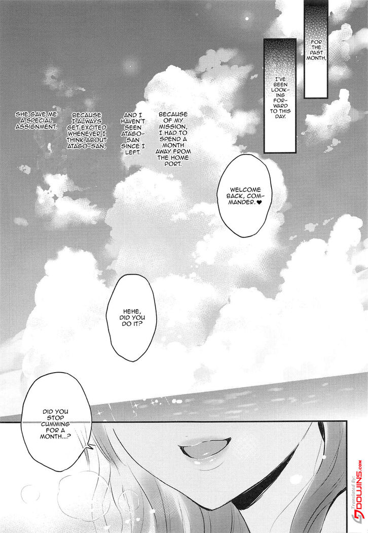Atago-san wa Sukebe | Atago-san Is a Pervert