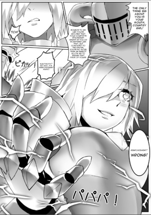 A Giant Female Knight Goes to the Empire Page #3