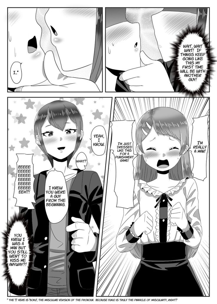 Batsu gēmu de josō sanpo sa se rarete itara ikemen futanari musume ni tasuke raremashita
