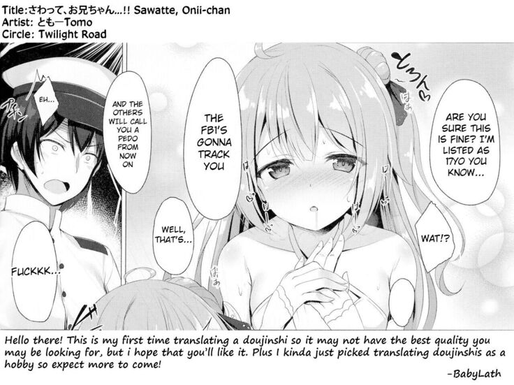 Sawatte, Onii-chan...!!