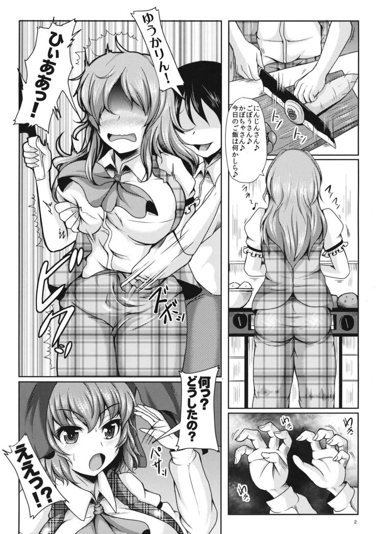 Yuukarin ChuChu 2 - Yuuka to Yuuka de Love Love 3P Hen