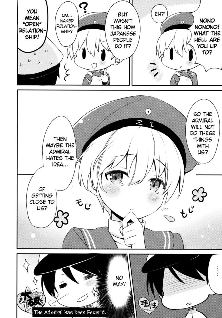Teitoku! Bokutachi To Nakayoku Shiyou Yo! | Admiral! Let's "Get Along"!