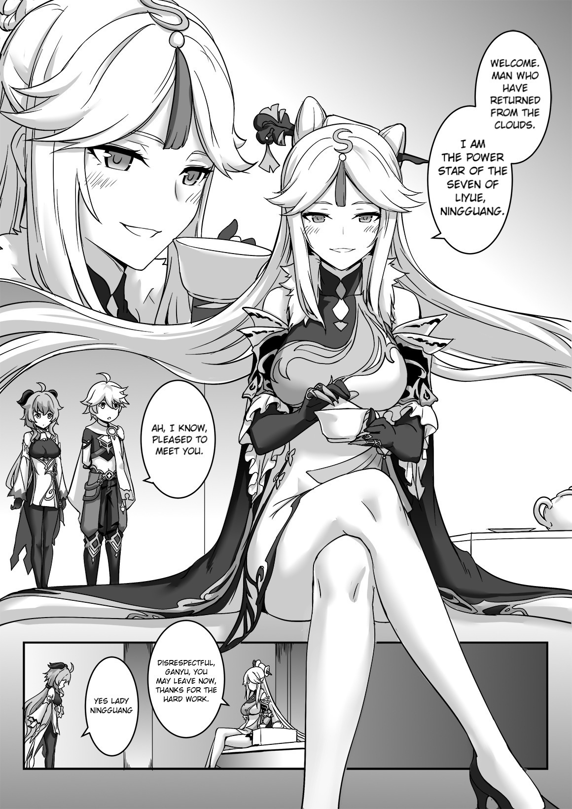 Ningguang - English - genshin impact Hentai