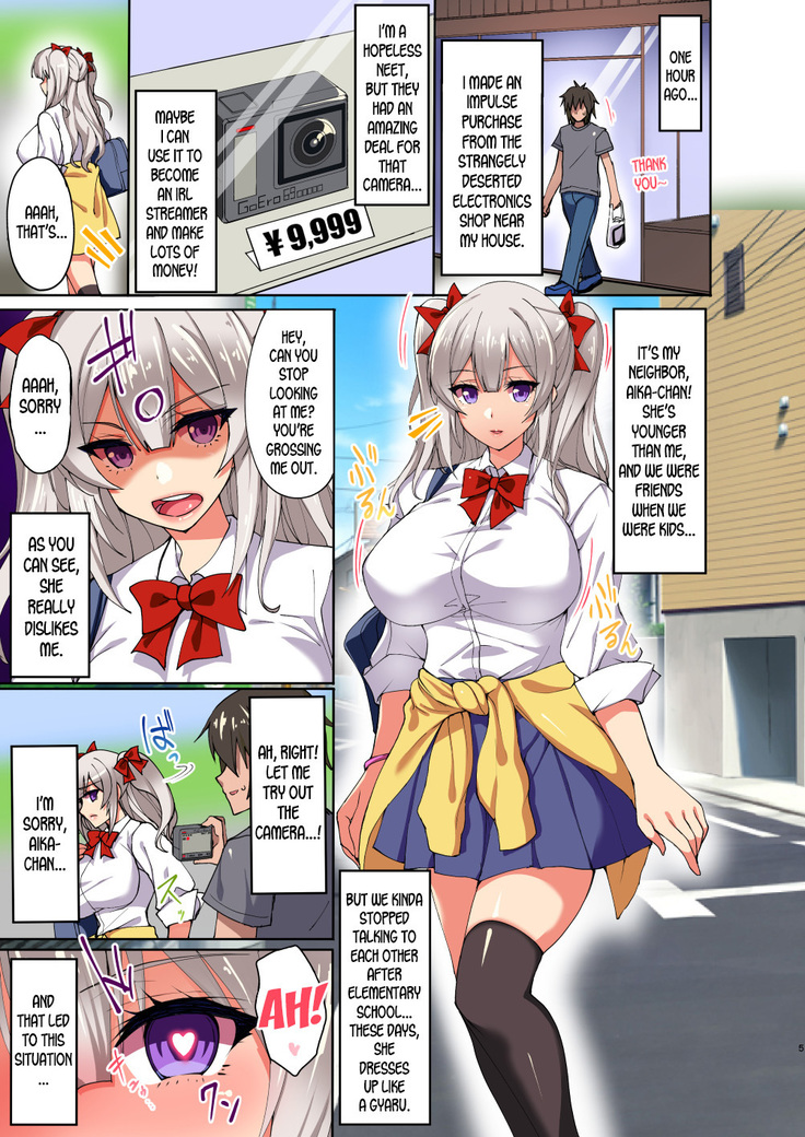 Daredemo Hatsujou Saiin!? Saiin Video Camera de Osananajimi no Bakunyuu Shojo Gal ga Ore Senyou no Onaho ni Naru made Choukyou Shite Mita!