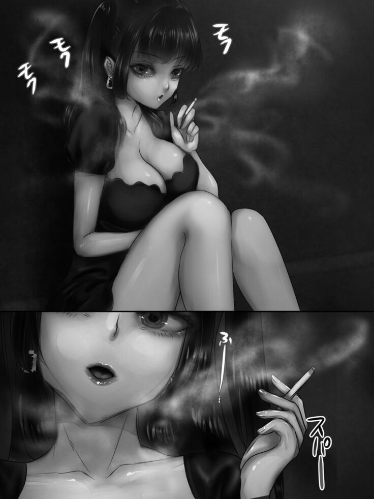無表情で抜いてくれる病みメンヘラ系タバコ女子