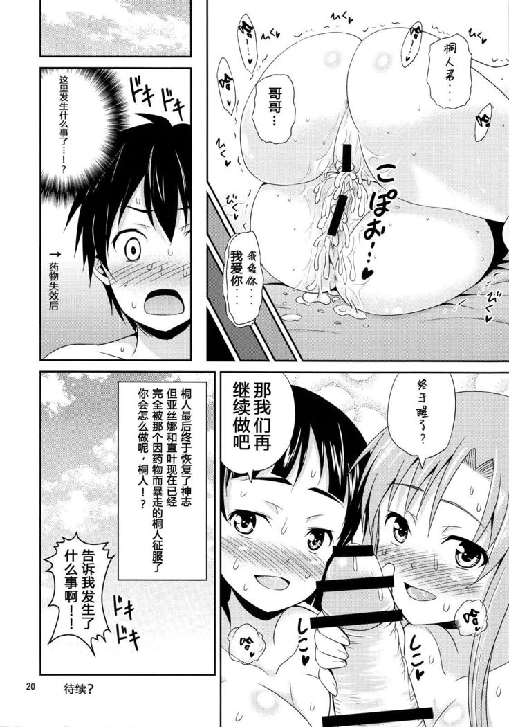 Zetsurin Kirito -Suguha to Asuna no Ikimakuri Mugen Zecchou-