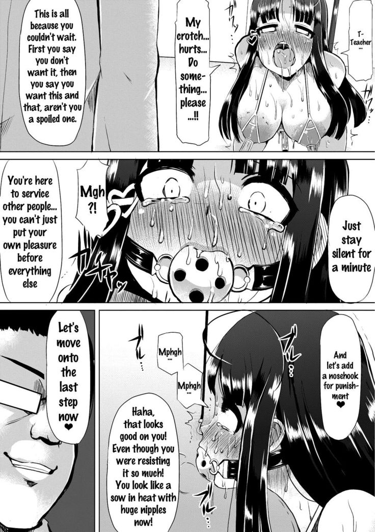 Kyonyuu Yuutousei ~Do-M no Inran Mesubuta ni Daihenshin!~ Ch. 1-4  {doujins.com}