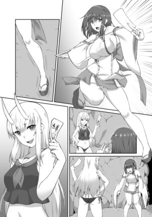 Taimashi Daraku Osen ~Futanari ni Ochita Taima Miko wa Inran Mesu Oni-ka~ | Suppressor Falls to Depravity ~Exterminator Miko Turns into a Slutty Futanari Oni~ - Page 41