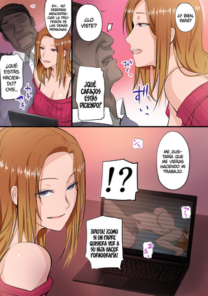 Musume ga AV Joyuu ni Natte Ita kara Sekkyou Suru | Mi hija es una actriz porno, así que la voy a regañar Page #3