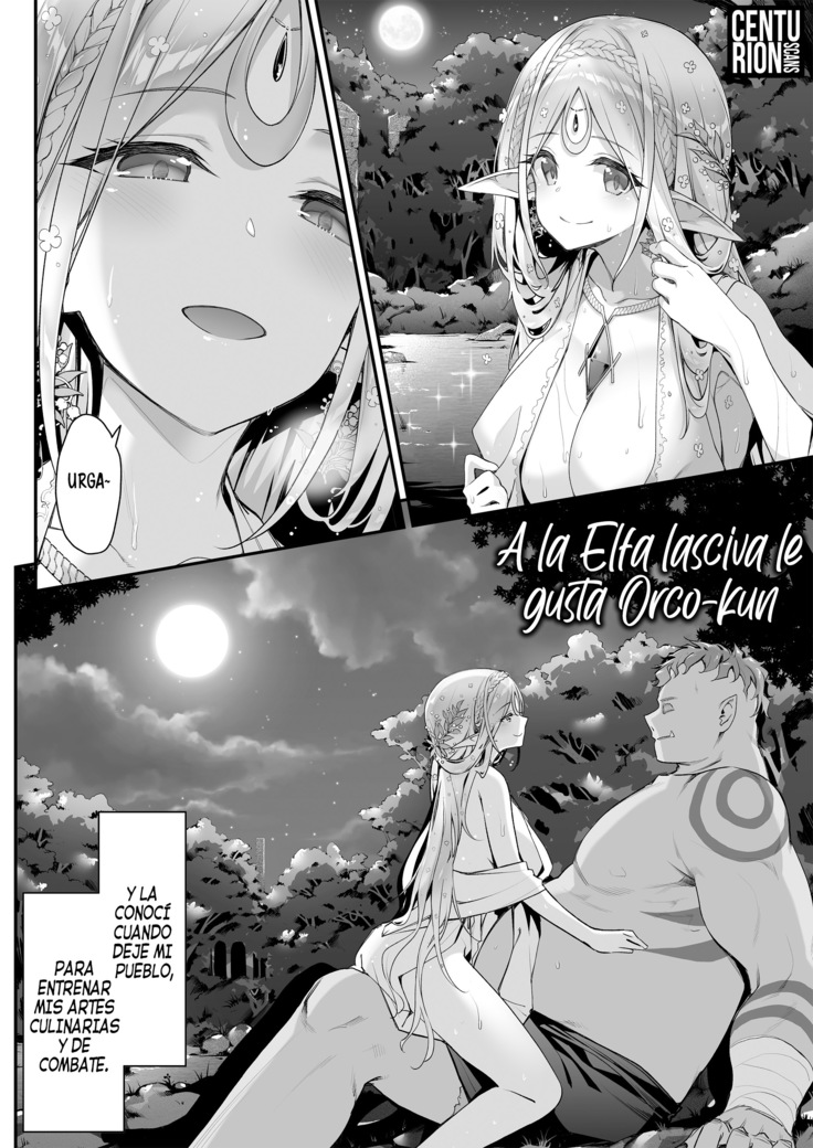 Midara na Elf-san wa Orc-kun ga Osuki | A la lasciva Elfa le gusta Orco-kun