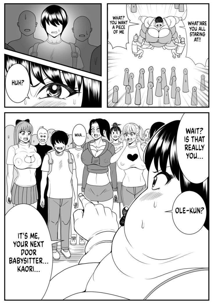 My old babysitter, who I haven’t seen in ten years, has gained weight and became monstrous | Zutto Akogarete Ita Otonari no Onee-san ni 10-nenburi ni Atte Mitara Kusodebu Monster to Kashite