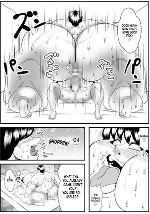 My old babysitter, who I haven’t seen in ten years, has gained weight and became monstrous | Zutto Akogarete Ita Otonari no Onee-san ni 10-nenburi ni Atte Mitara Kusodebu Monster to Kashite Page #36