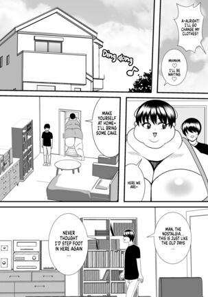 My old babysitter, who I haven’t seen in ten years, has gained weight and became monstrous | Zutto Akogarete Ita Otonari no Onee-san ni 10-nenburi ni Atte Mitara Kusodebu Monster to Kashite Page #9