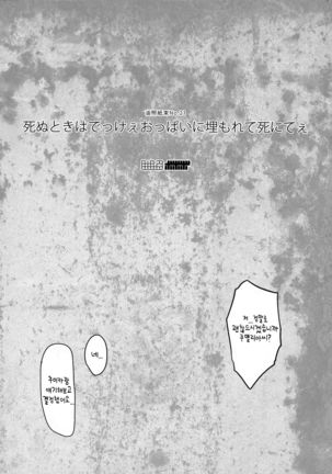 Shinu Toki wa Dekkee Oppai ni Umorete Shinitee  | 죽을 때는 커다란 가슴에 파묻혀서 죽고싶어 Page #12