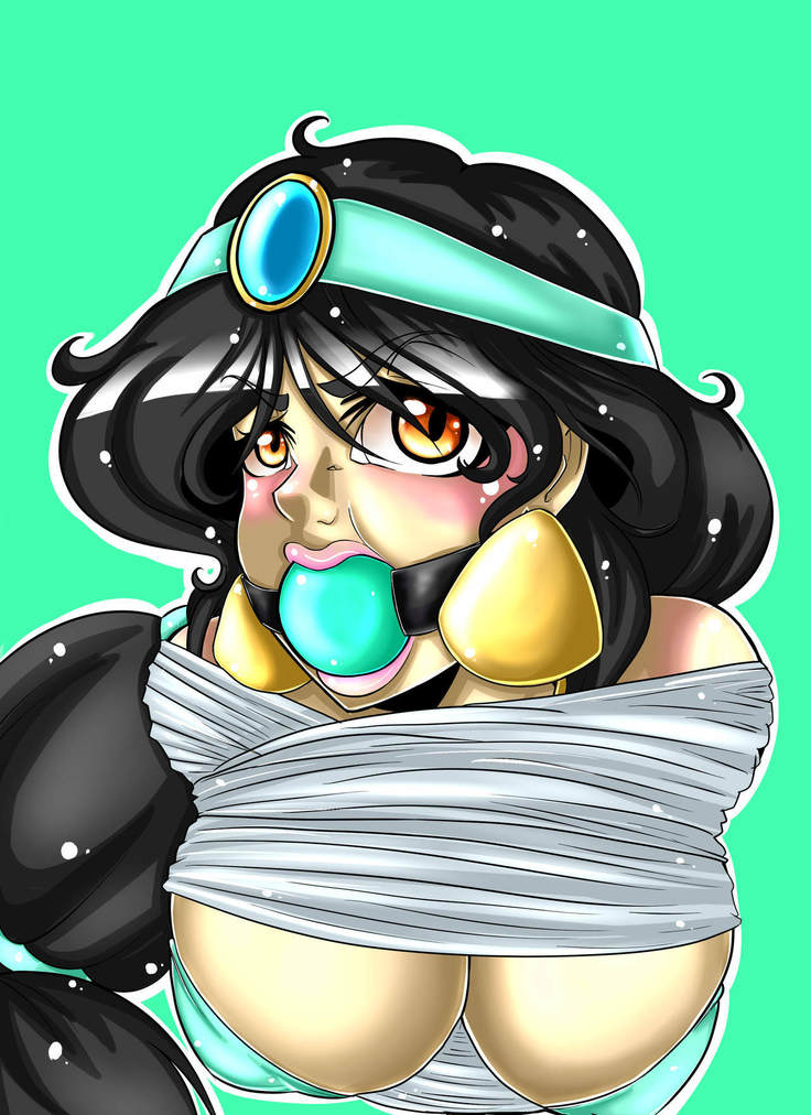 - Jasmine and Kida gag portraits