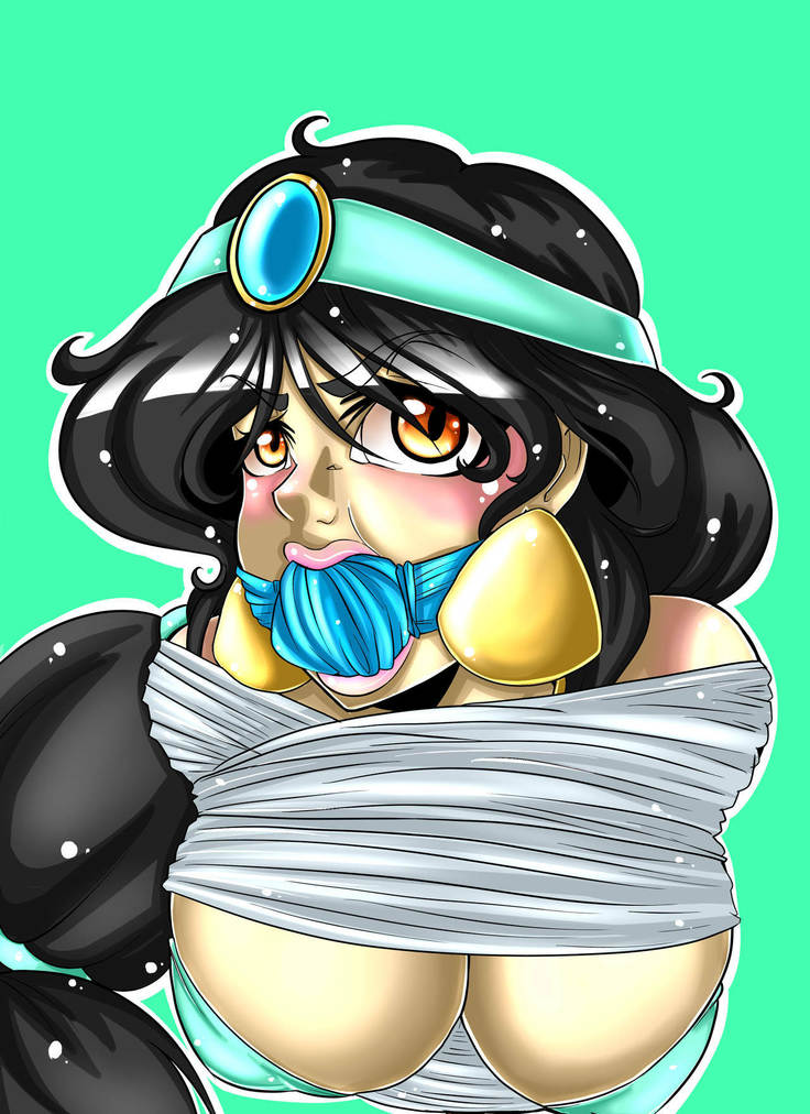 - Jasmine and Kida gag portraits