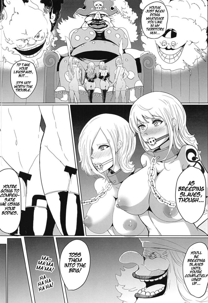 (C95) [Saketanuki no Kakushigura (Saketanuki)] Ochita Chou ~Smoothie Choukyou Hen~ | Fallen Butterfly ~Smoothie Training Chapter~ (One Piece) [English]