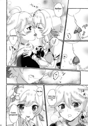 (Kami no Eichi) [Cotton Candy (Wataame)] Futari de Manegoto. (Genshin Impact) [English] POOR TRANSLATION - Page 9