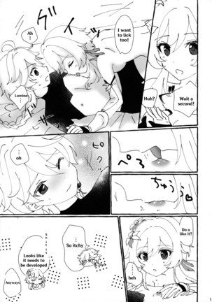 (Kami no Eichi) [Cotton Candy (Wataame)] Futari de Manegoto. (Genshin Impact) [English] POOR TRANSLATION Page #14