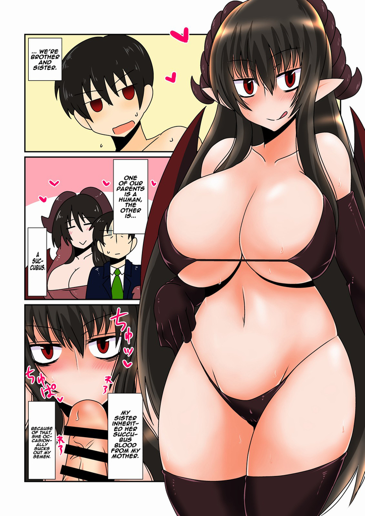 Ane wa Succubus de, Yobai wo Suru. | My Succubus Sister Sneaks into my Room at Night.