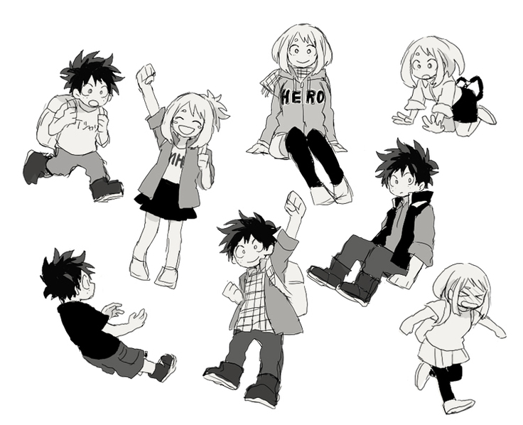 deku ochako log r18