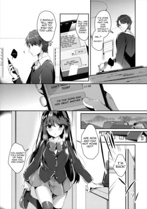 Bitch na Koakuma Sayuki-chan ~Onii-chan ni Anikatsuchuu~ Page #9