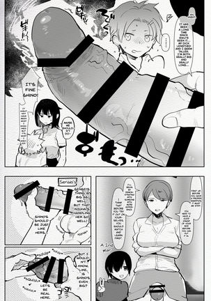 Futanari Osananajimi to Ore to Hajimete no Gyaku Anal Kagai Jugyou | Me and My Futanari Childhood Friend's First Extracurricular Lesson in Reverse Anal Page #14