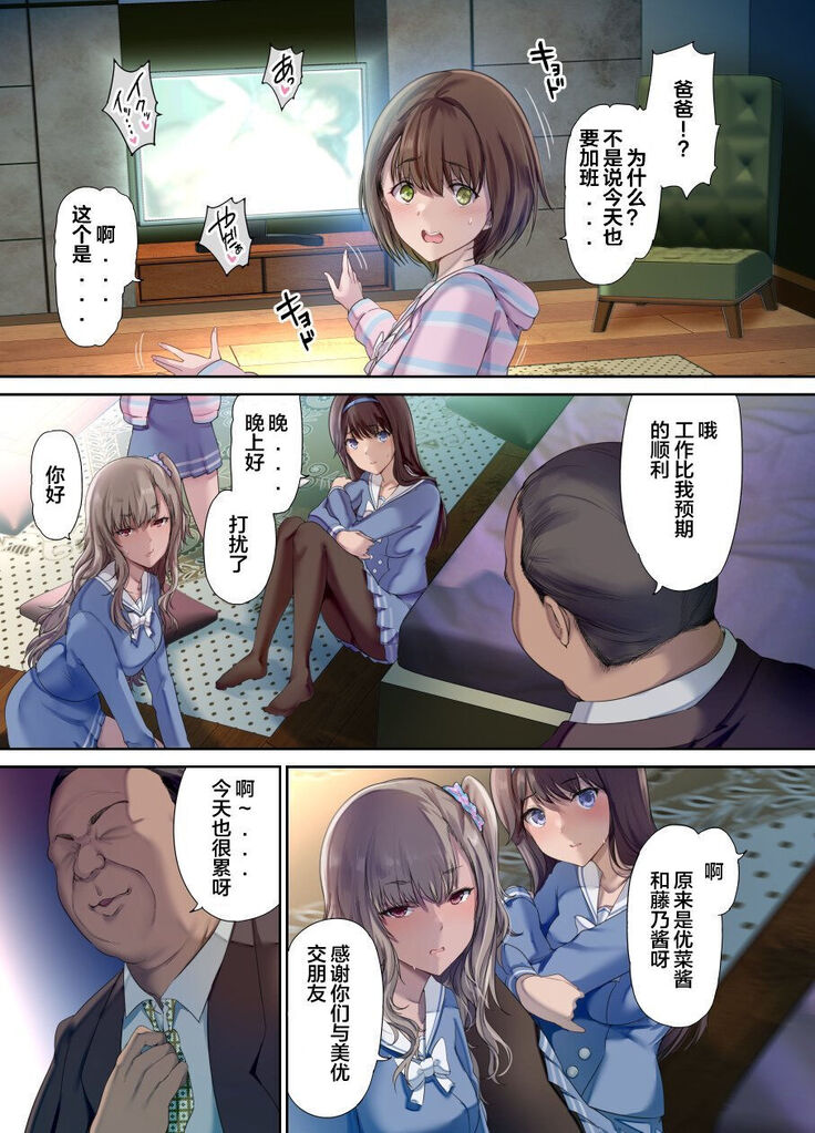 Papa no Shinshitsu wa Musume Tomodachi no Tamariba - Daddy's bedroom is a hangout for my daughter's friends | 爸爸的寝室是女儿朋友们的聚集地