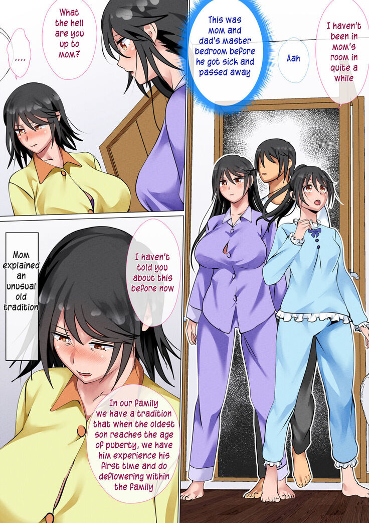 Kazoku De Musuko O Fudeoroshi Suru Narawashi Ga Sonzai Suru Kakei | A family with a tradition of taking their son's virginity