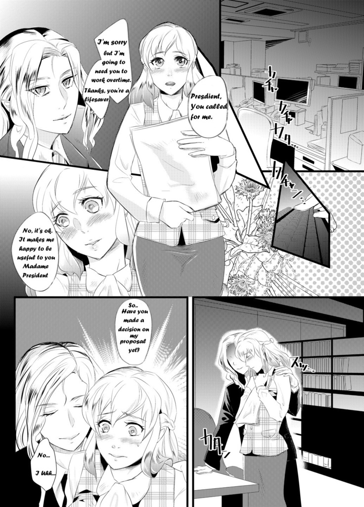 Immoral Yuri Heaven ~The Husband is made female and trained while his wife is bed by a woman~