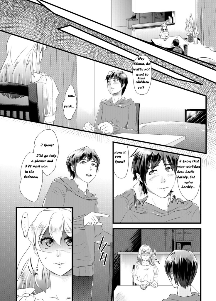 Immoral Yuri Heaven ~The Husband is made female and trained while his wife is bed by a woman~