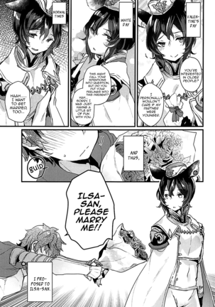 (COMIC1☆13) [Tenkirin (Kanroame)] Ilsa-san ni Propose Shimashita | I Proposed to Ilsa-san (Granblue Fantasy) [English] [Aoitenshi] - Page 4