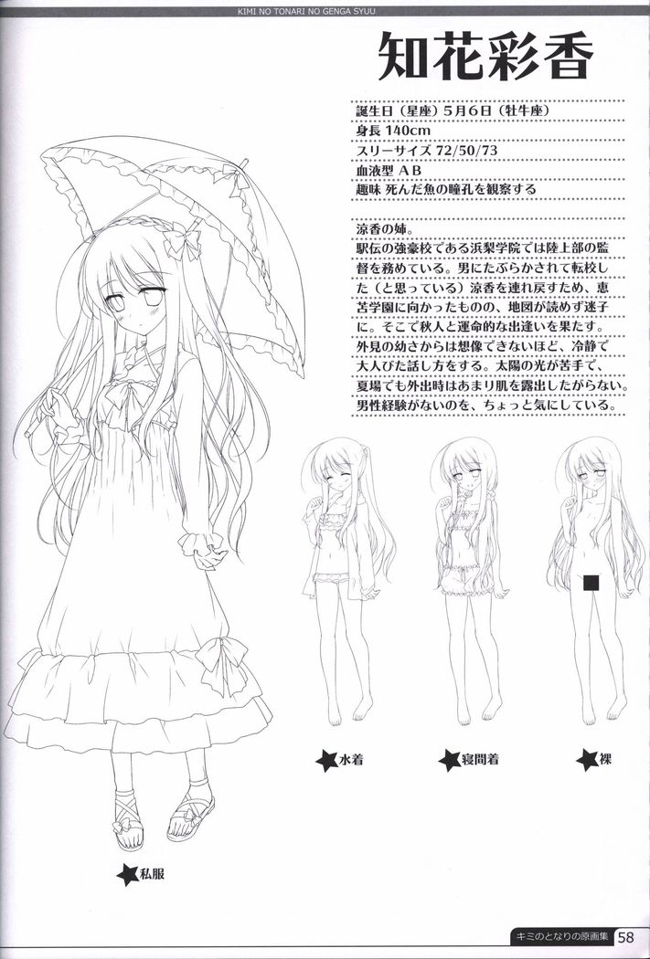 Kimi no Tonari no  illustration art book