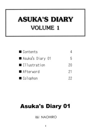 Asuka's Diary 1 Page #3