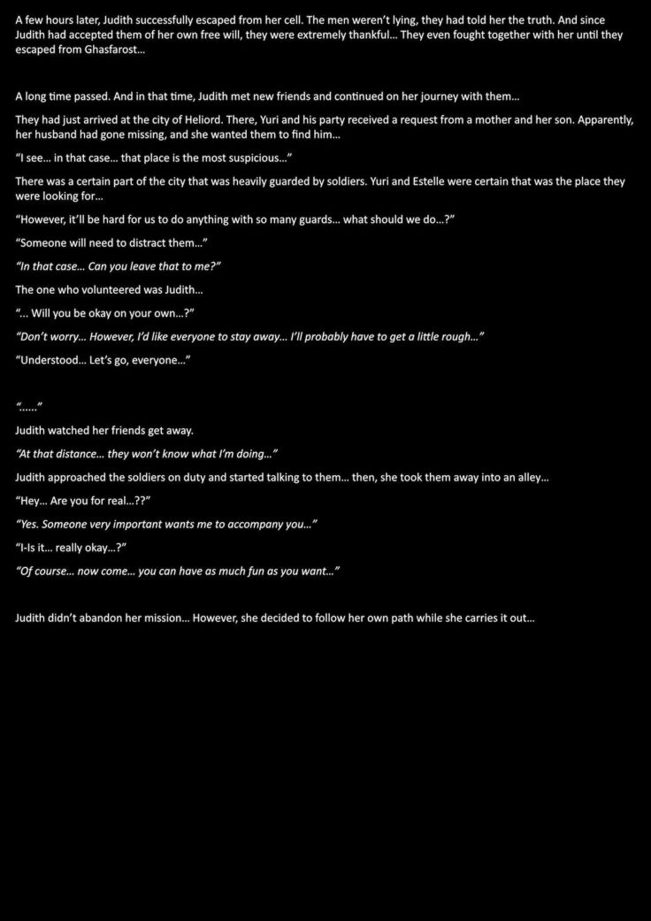 Tales of Heriones Judith story